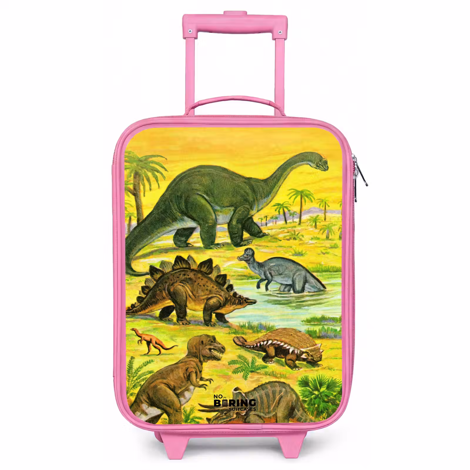 Kinderkoffer Rosa - Dinos am Wasser — 1