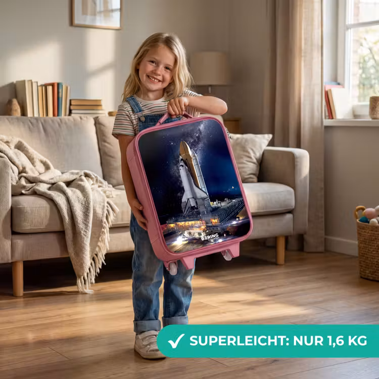 Kinderkoffer Rosa - Eine Raumfähre, die abheben kann — 3