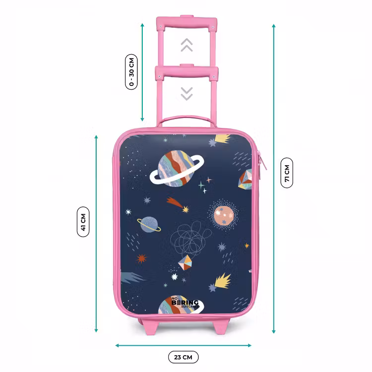 Kinderkoffer Rosa - Planeten am Himmel — 7