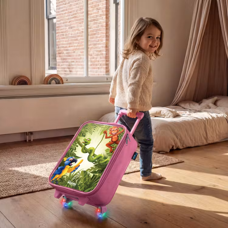 Kinderkoffer Rosa - Tiere im Dschungel — 2