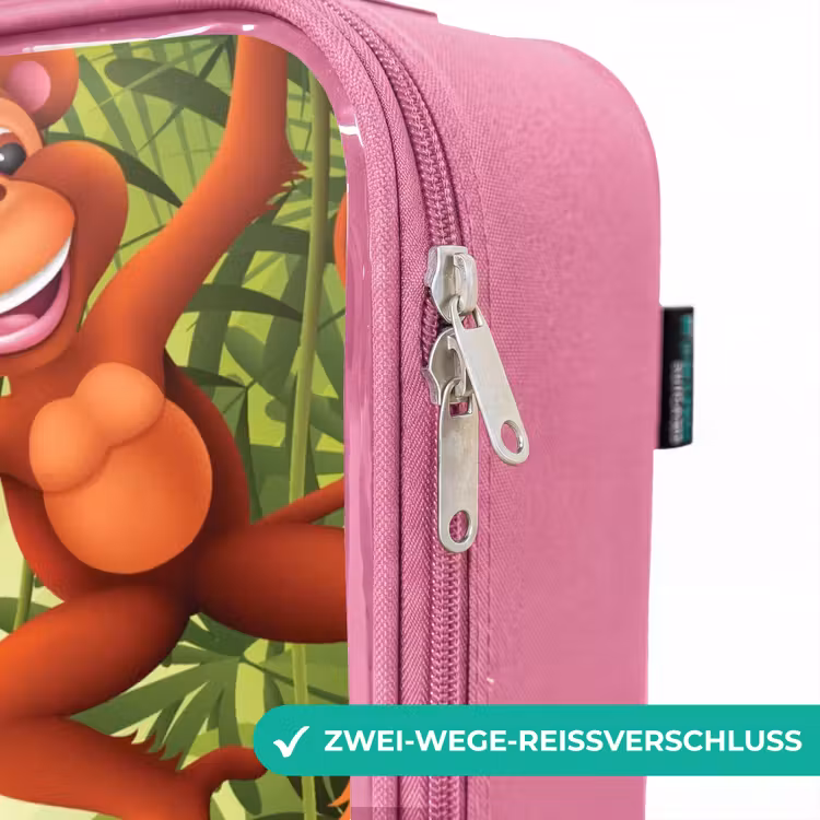 Kinderkoffer Rosa - Tiere im Dschungel — 5