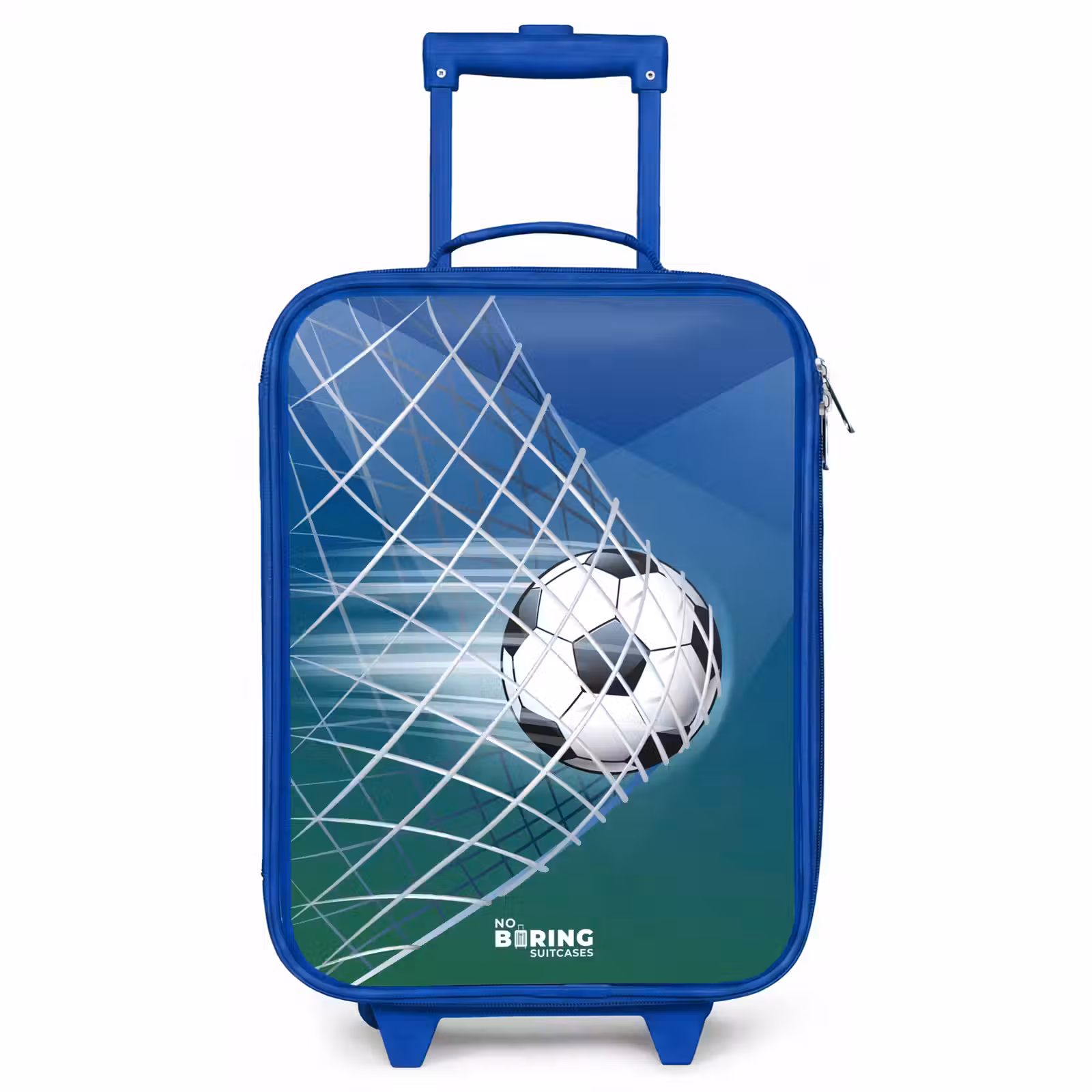 Kinderkoffer Blau - Ball im Tor — 1