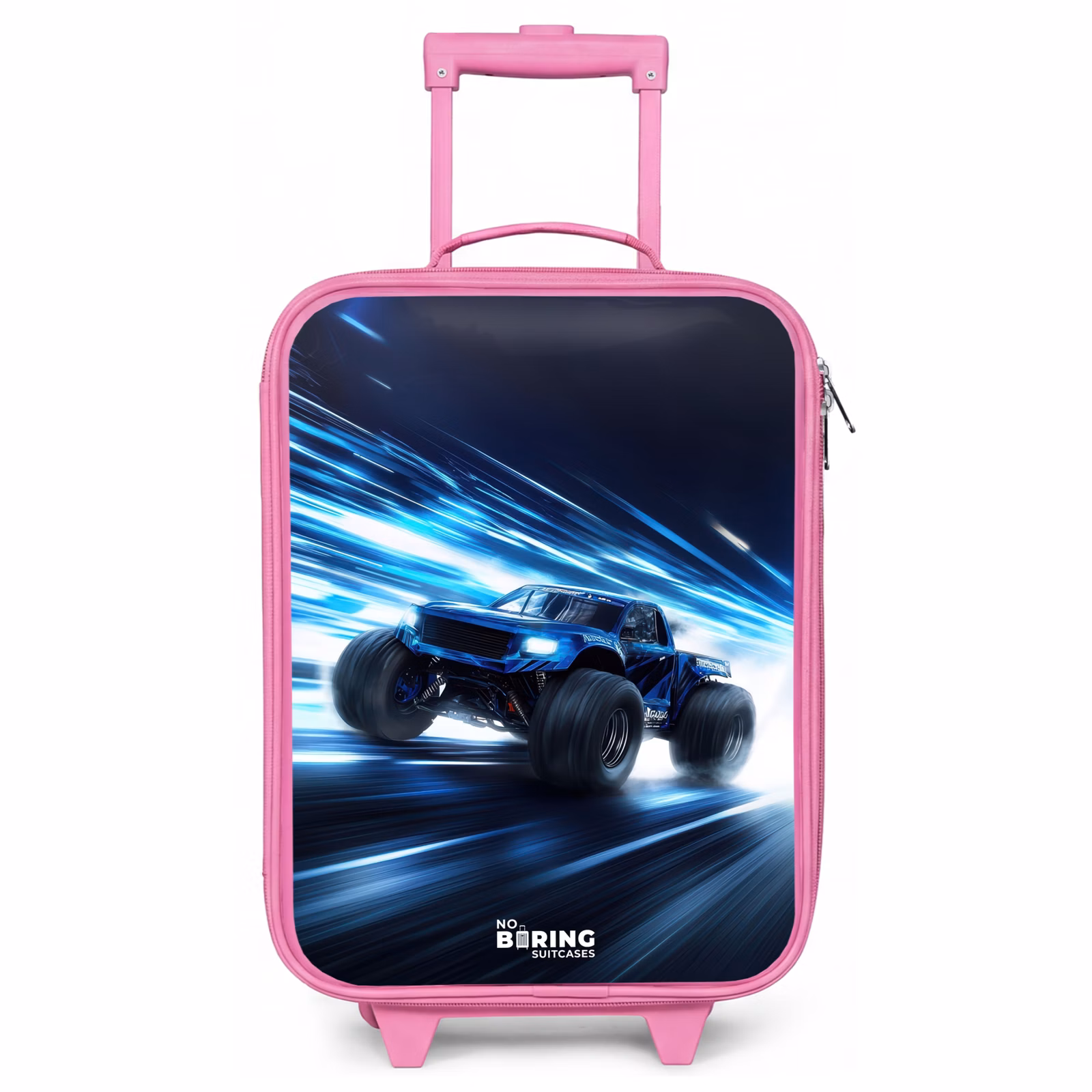 Kinderkoffer Rosa - Monstertruck rast durch die Lichtgeschwindigkeit — 1