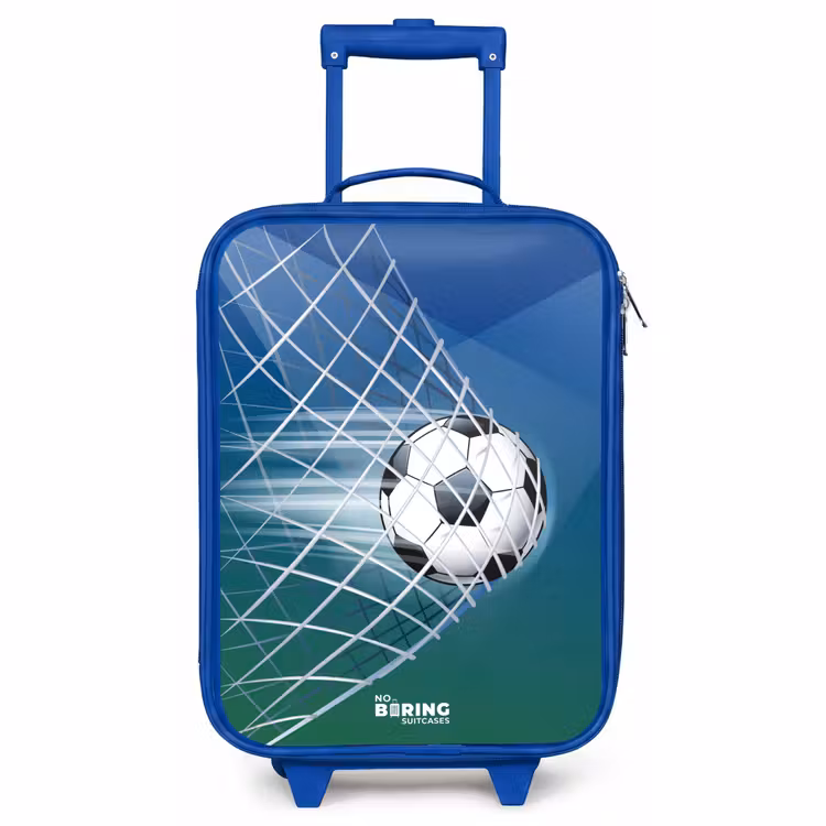 Kinderkoffer Blau - Ball im Tor — 1