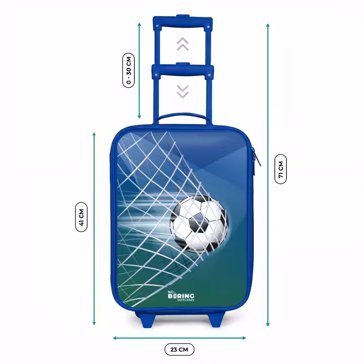 Kinderkoffer Blau - Ball im Tor — 7