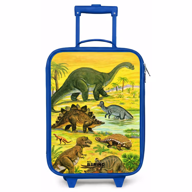 Kinderkoffer Blau - Dinos am Wasser — 1