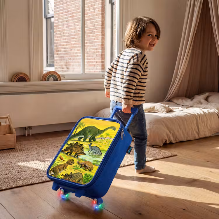 Kinderkoffer Blau - Dinos am Wasser — 2