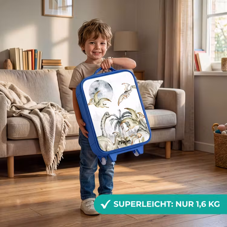 Kinderkoffer Blau - Dinos im Dschungel — 3