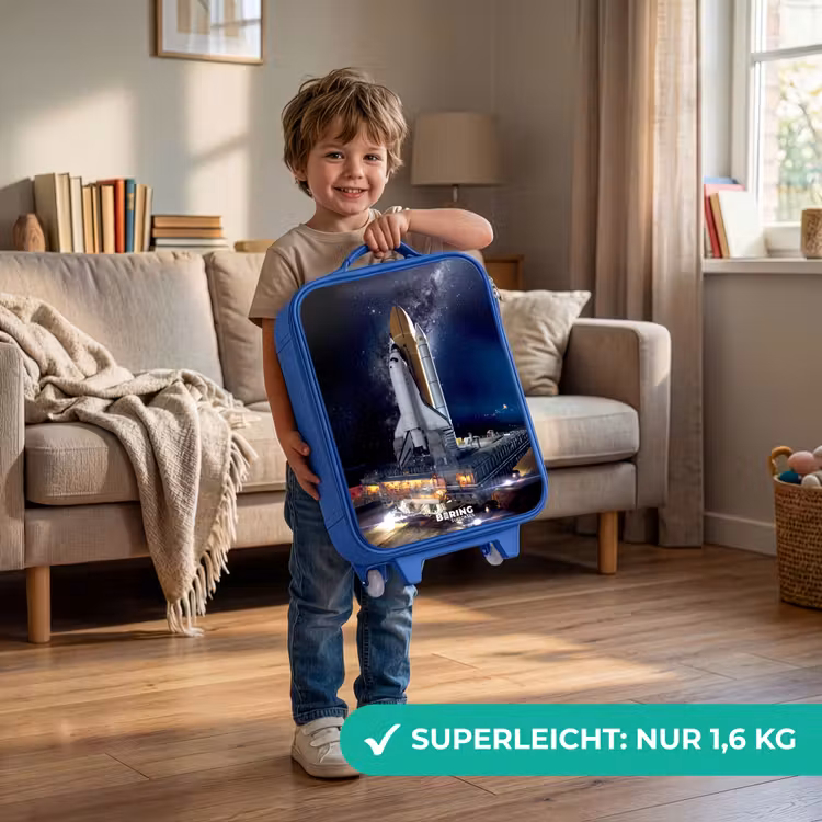 Kinderkoffer Blau - Eine Raumfähre, die abheben kann — 3