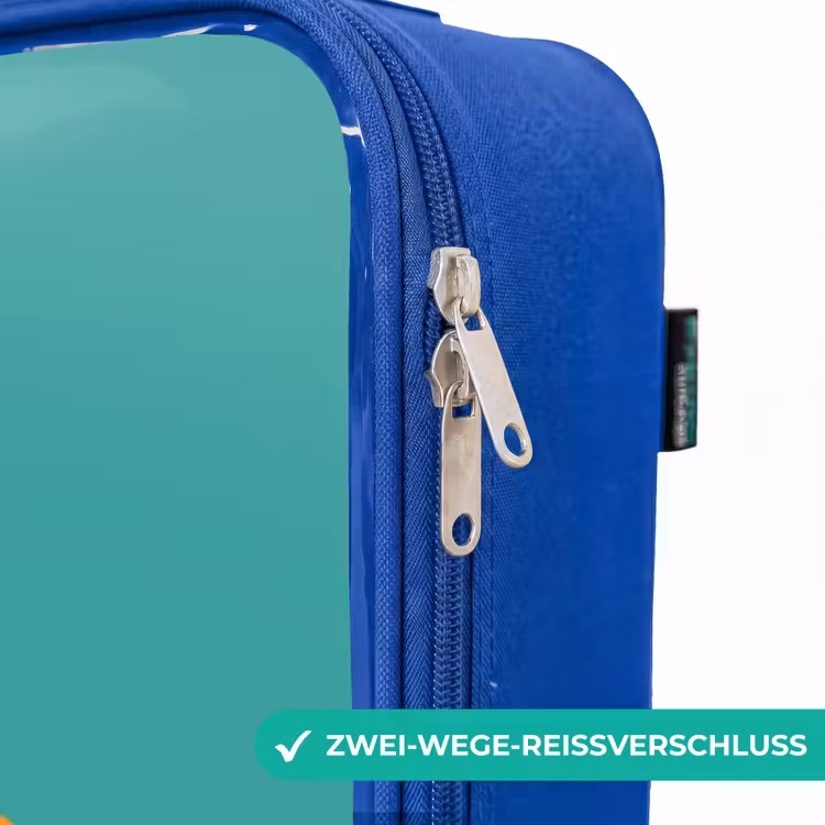 Kinderkoffer Blau - Grüner Roboter — 5