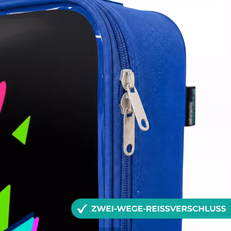 Kinderkoffer Blau - Neon-Controller auf Schwarz — 5