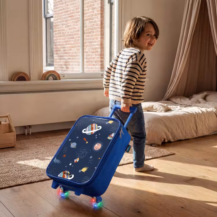 Kinderkoffer Blau - Planeten am Himmel — 2