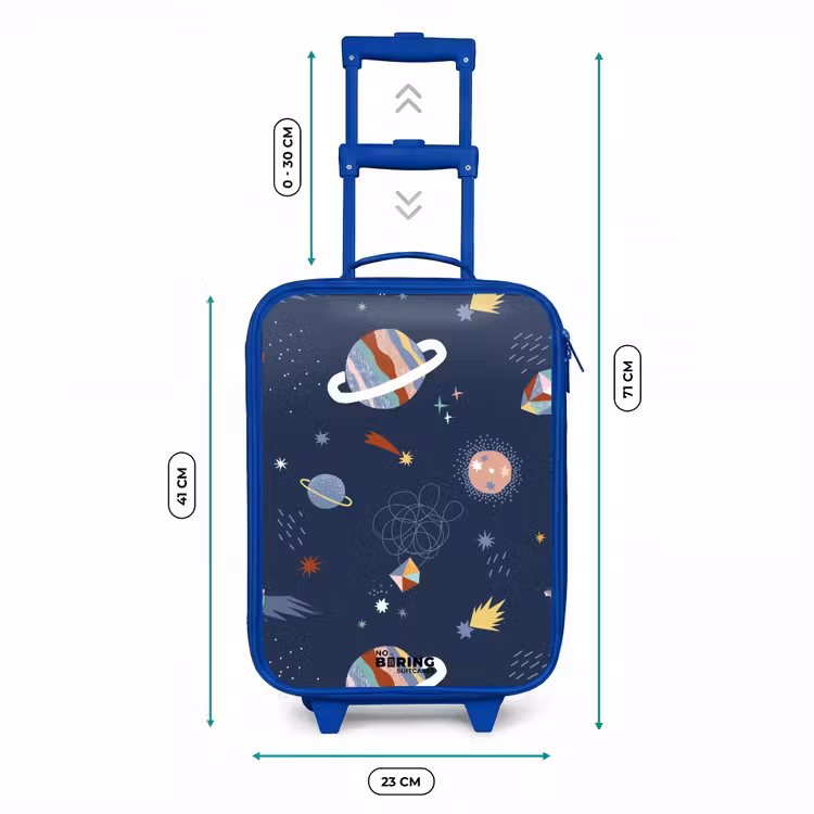 Kinderkoffer Blau - Planeten am Himmel — 7