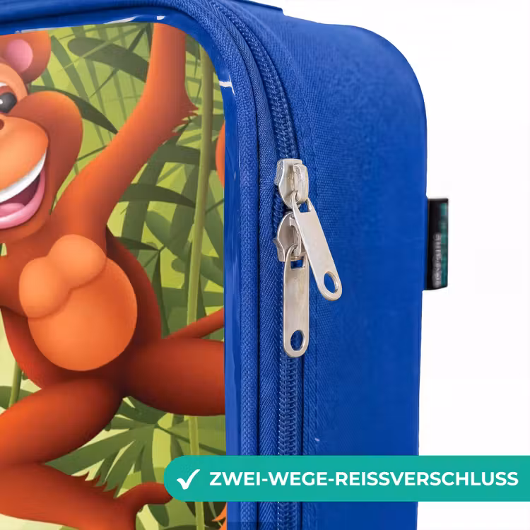 Kinderkoffer Blau - Tiere im Dschungel — 5