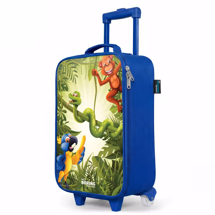 Kinderkoffer Blau - Tiere im Dschungel — 8