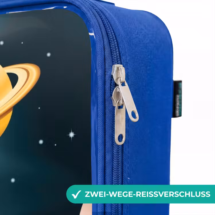 Kinderkoffer Blau - Weltraum mit Planeten — 5