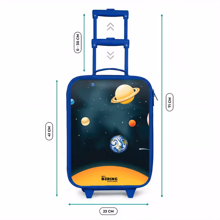 Kinderkoffer Blau - Weltraum mit Planeten — 7
