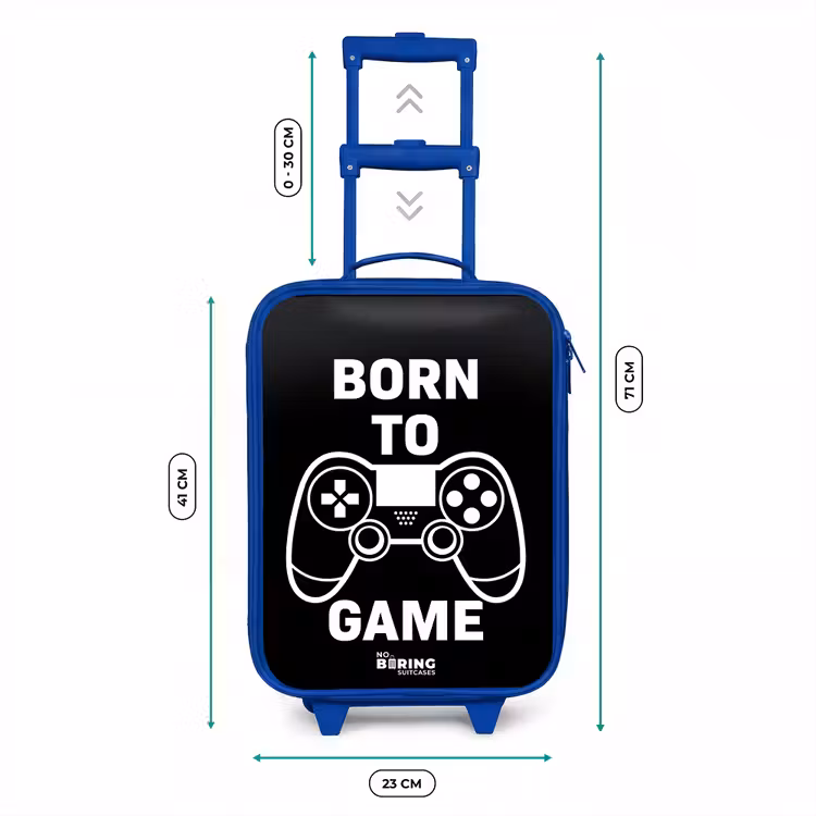 Kinderkoffer Blau - Zum Spielen mit Controller geboren — 7