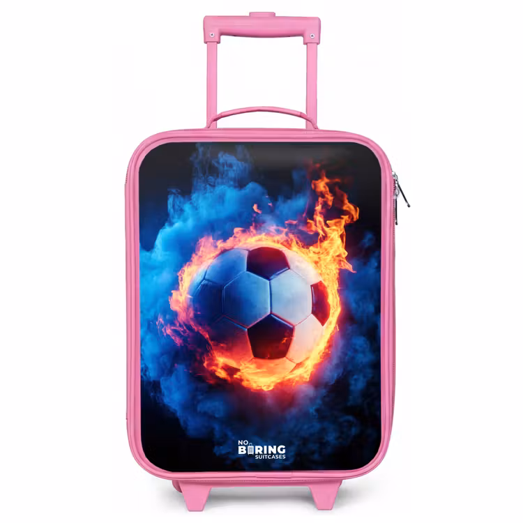Kinderkoffer Rosa - Fußball auf Feuer und Eis — 1