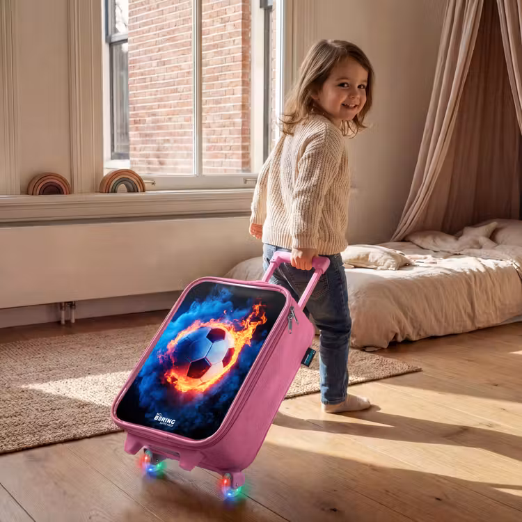 Kinderkoffer Rosa - Fußball auf Feuer und Eis — 2