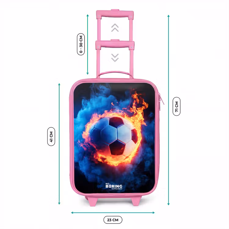 Kinderkoffer Rosa - Fußball auf Feuer und Eis — 7