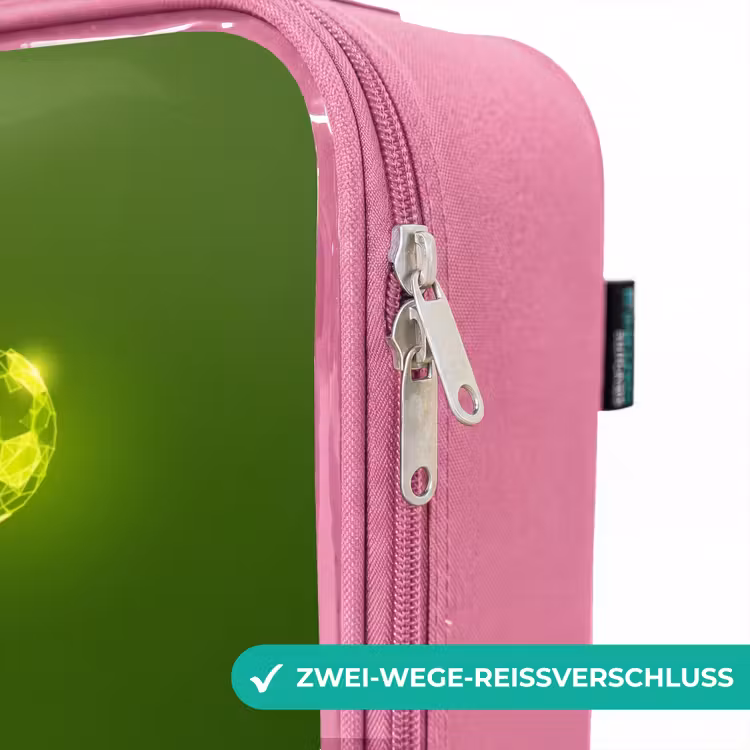 Kinderkoffer Rosa - Grünes Neon-Omelett in Aktion — 5