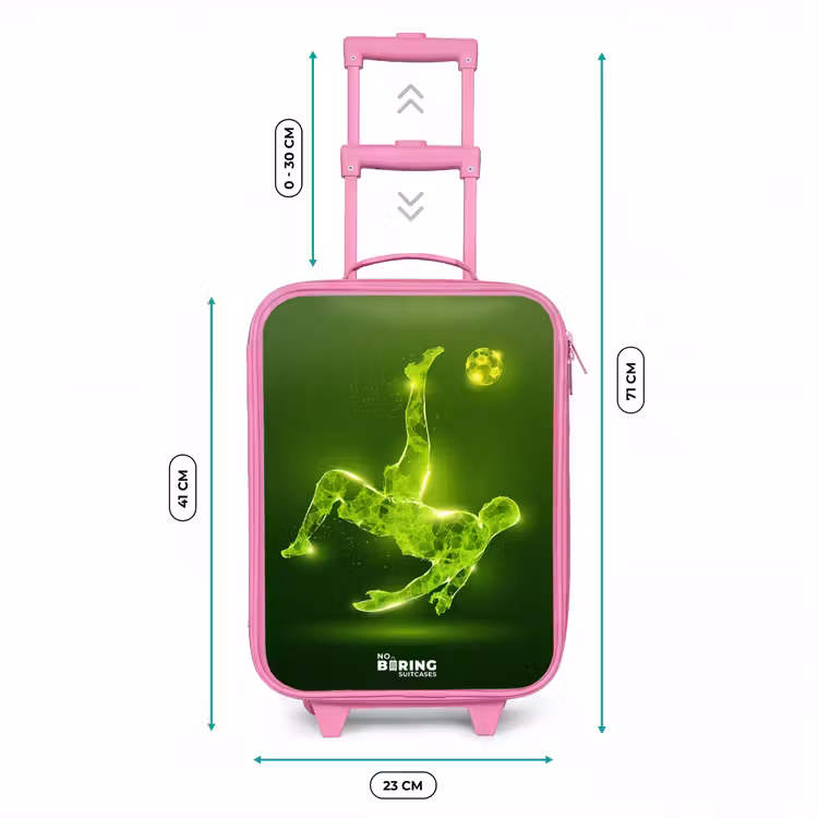 Kinderkoffer Rosa - Grünes Neon-Omelett in Aktion — 7