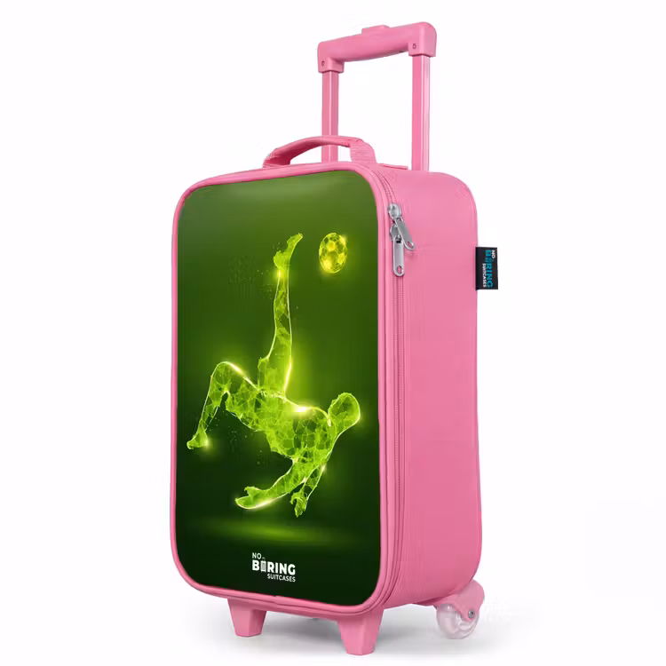 Kinderkoffer Rosa - Grünes Neon-Omelett in Aktion — 8