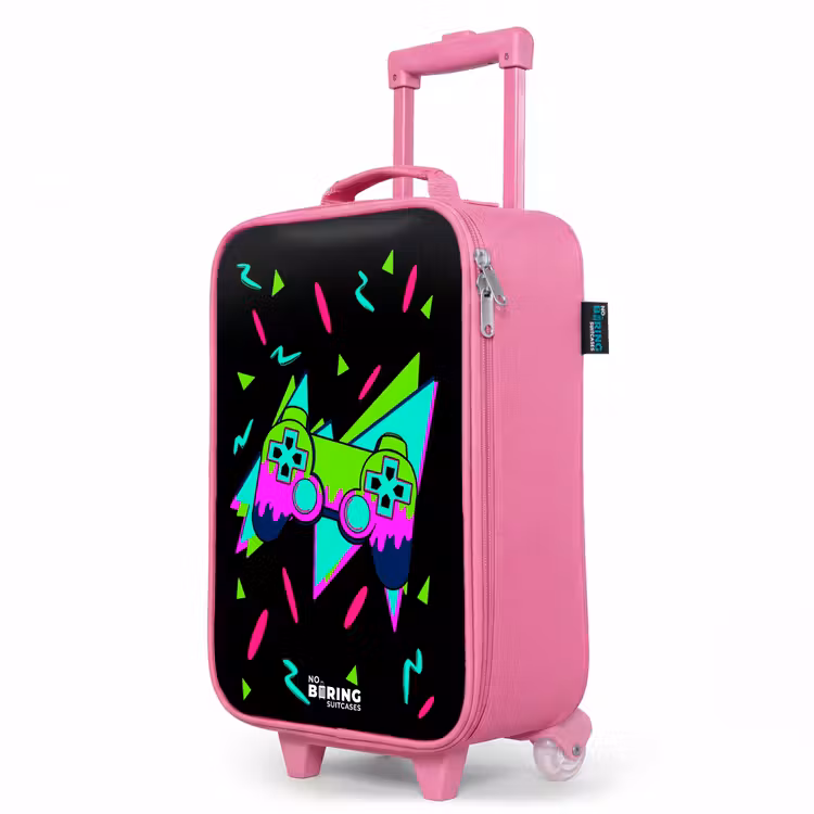 Kinderkoffer Rosa - Neon-Controller auf Schwarz — 8