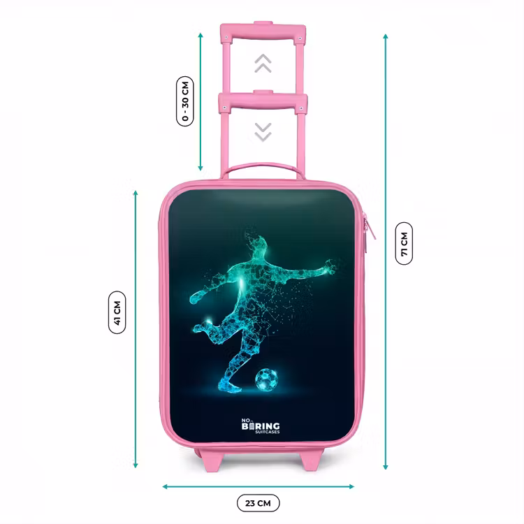 Kinderkoffer Rosa - Fußballer kickt mit Gewalt in digitaler Form — 7