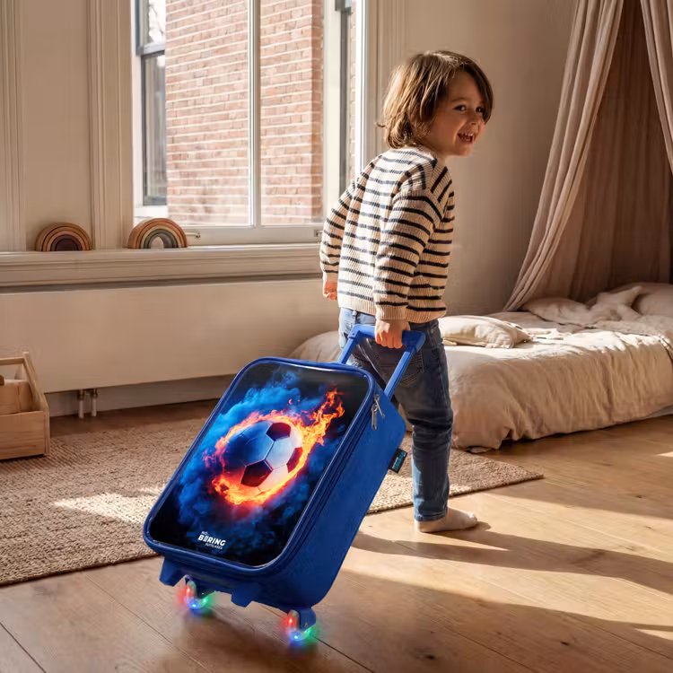 Kinderkoffer Blau - Fußball auf Feuer und Eis — 2