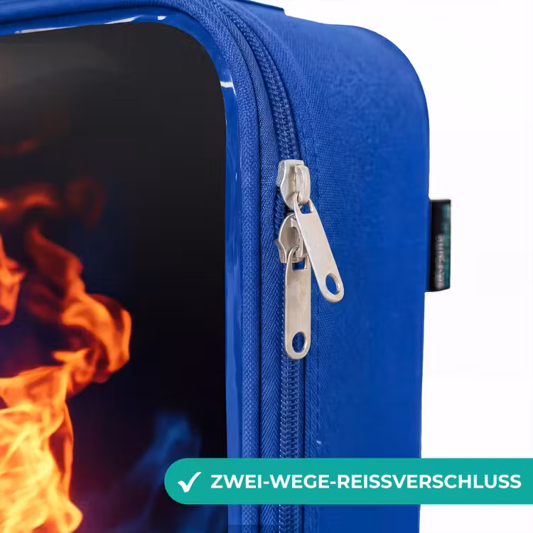 Kinderkoffer Blau - Fußball auf Feuer und Eis — 5