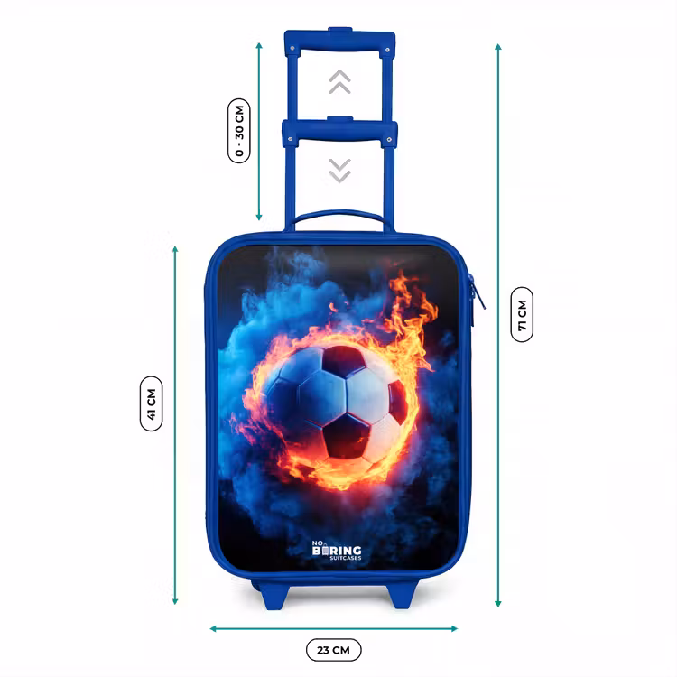 Kinderkoffer Blau - Fußball auf Feuer und Eis — 7