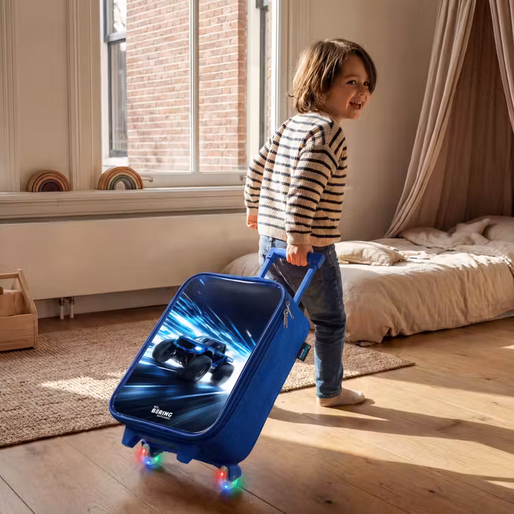 Kinderkoffer Blau - Monstertruck rast durch die Lichtgeschwindigkeit — 2