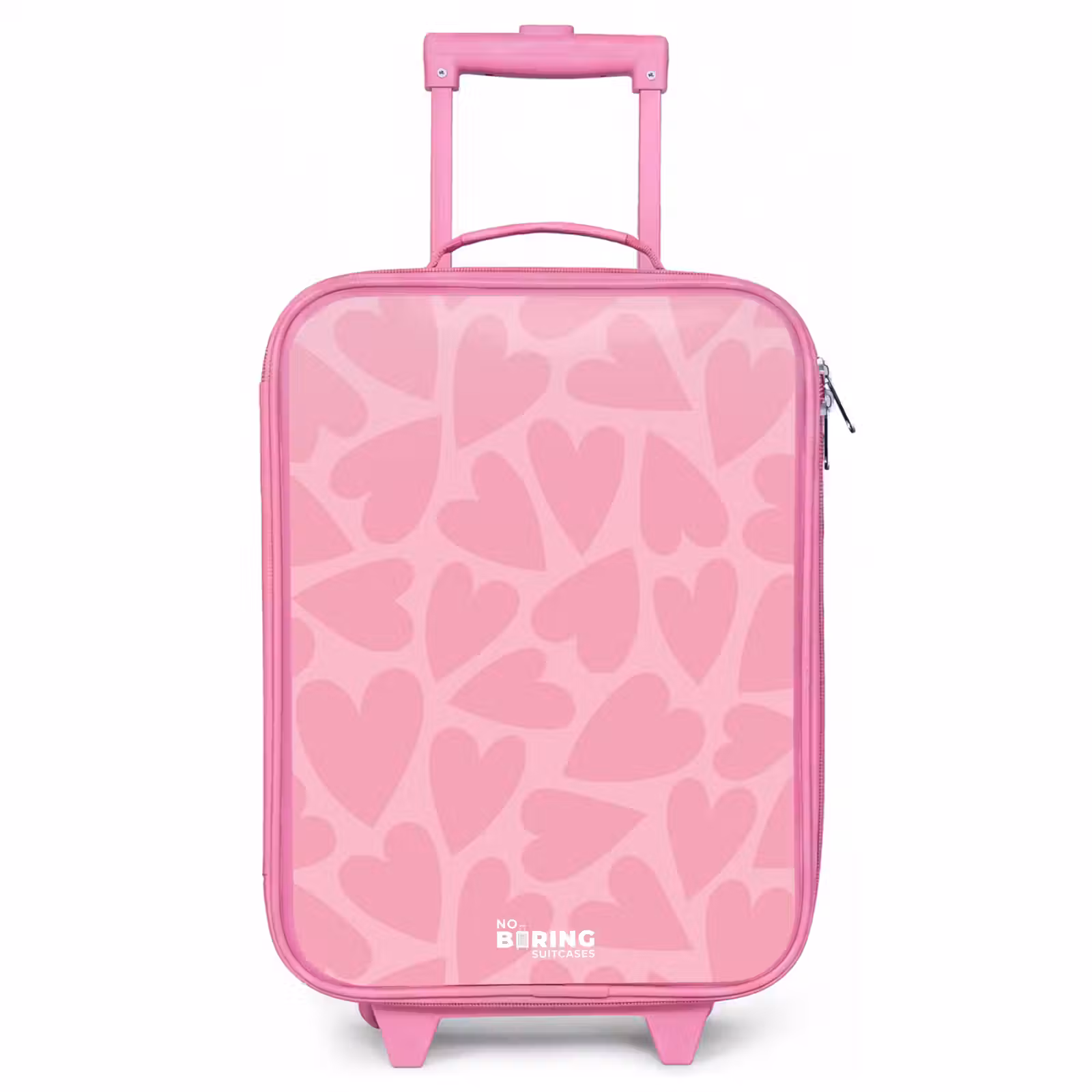 Kinderkoffer Rosa - Rosa Herzen Muster — 1