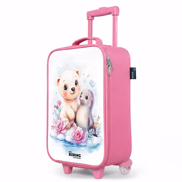 Kinderkoffer Rosa - Eisbär und Robbe auf einer Eisscholle — 8