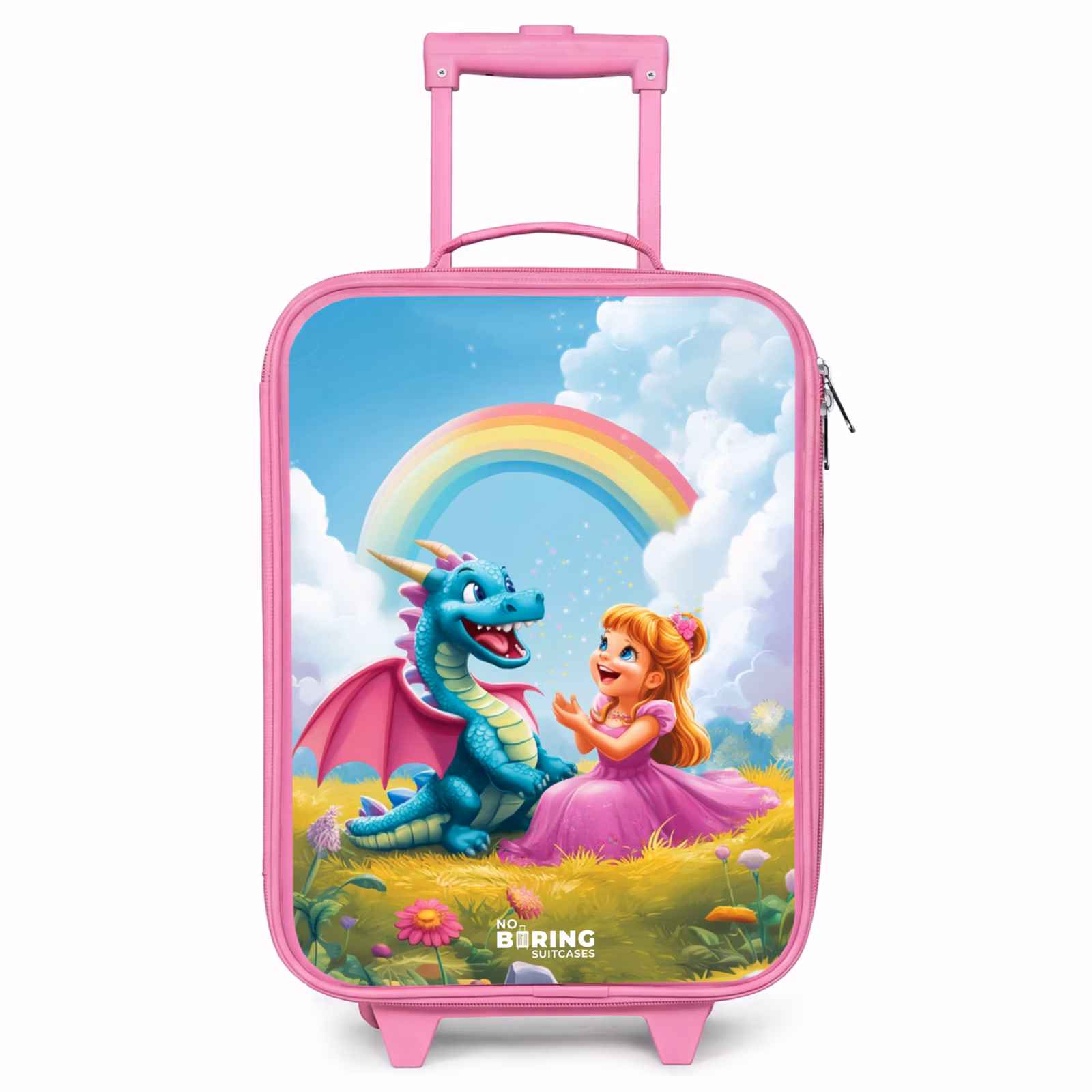 Kinderkoffer Rosa - Prinzessin und Dino in einer bunten Welt — 1