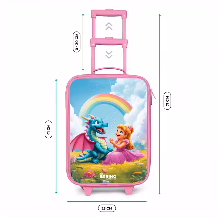 Kinderkoffer Rosa - Prinzessin und Dino in einer bunten Welt — 7