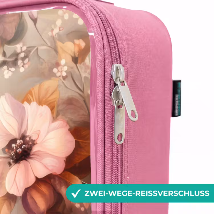 Kinderkoffer Rosa - Vögel mit rosa Blumen — 5