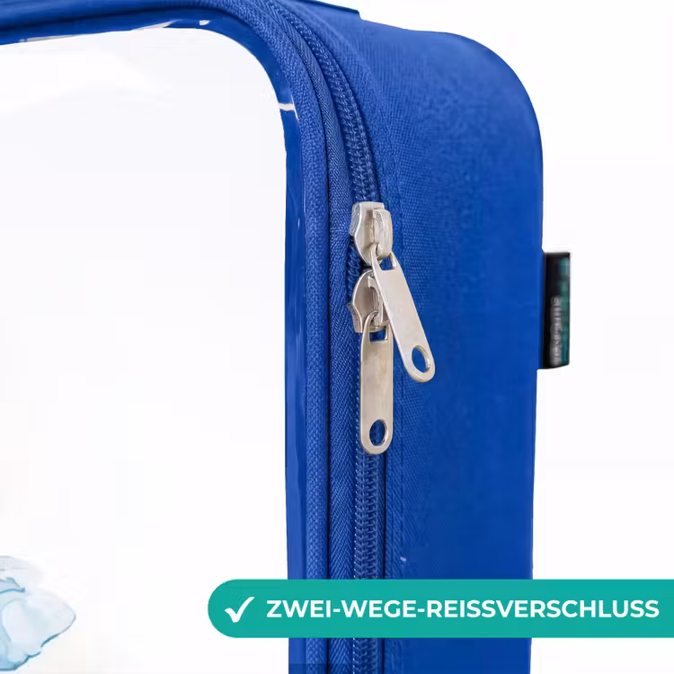 Kinderkoffer Blau - Eisbär und Robbe auf einer Eisscholle — 5
