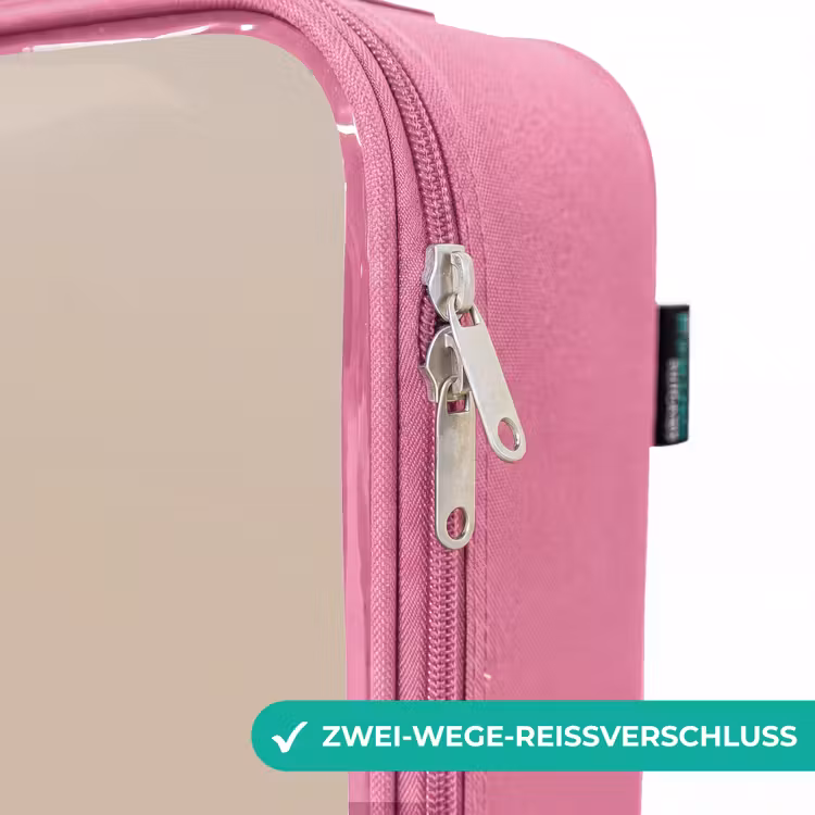 Kinderkoffer Rosa - Gelber Kipplaster in neutralen Farben — 5