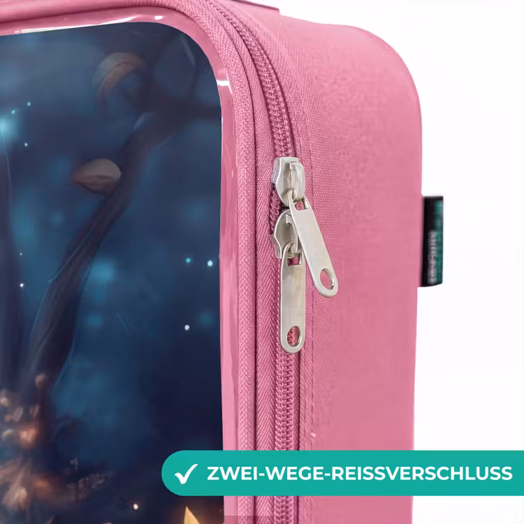 Kinderkoffer Rosa - Hirsche inmitten von Blumen im verwunschenen Wald — 5