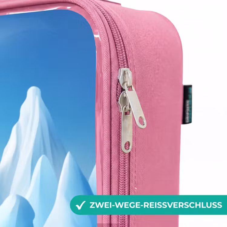 Kinderkoffer Rosa - Pinguin und Eisbär auf Eisschollen — 5