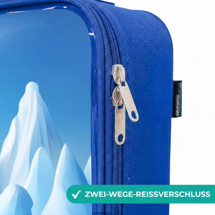 Kinderkoffer Blau - Pinguin und Eisbär auf Eisschollen — 5