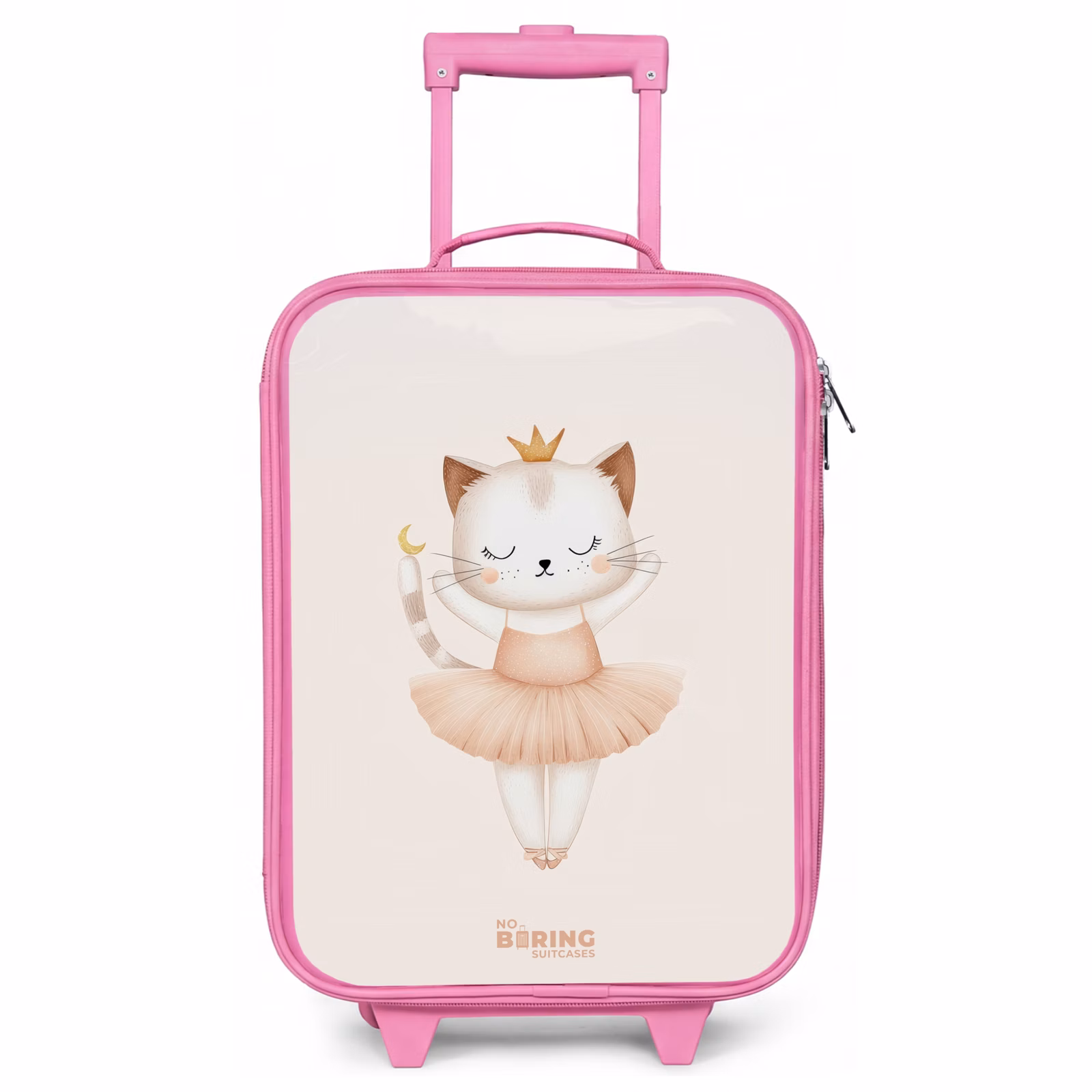 Kinderkoffer Rosa - Ballerina-Kätzchen in Beigetönen — 1