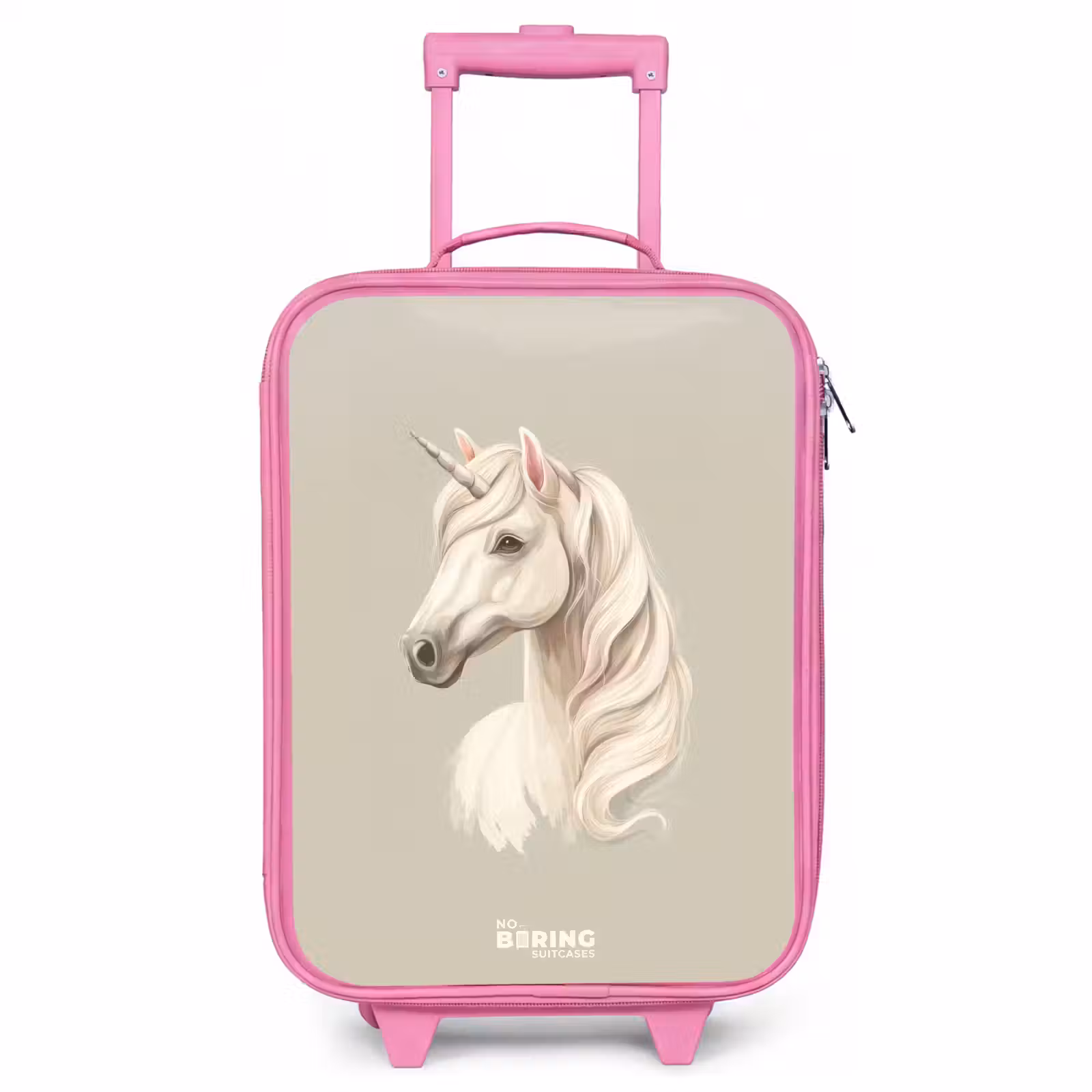 Kinderkoffer Rosa - Einhorn in neutralen Farben — 1