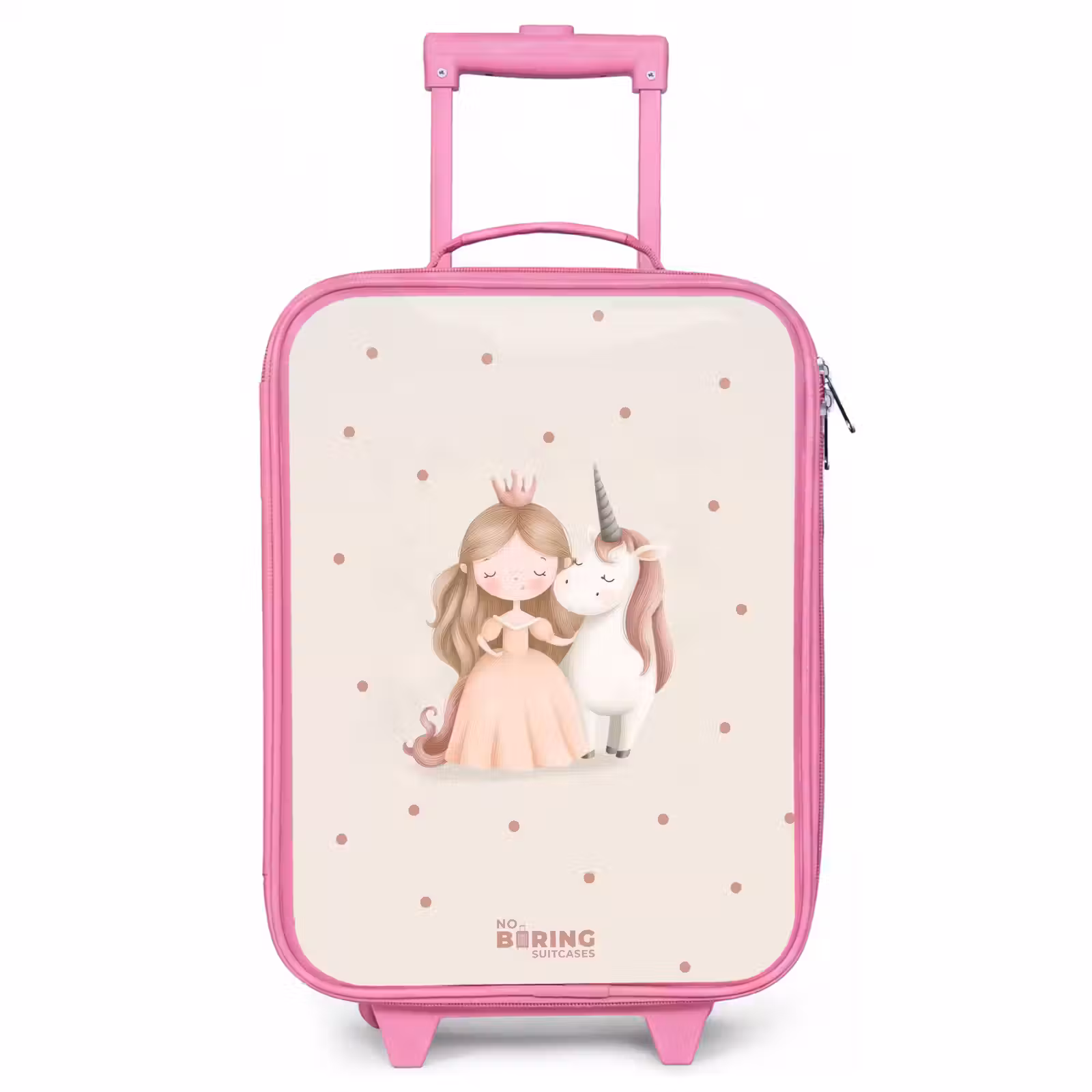 Kinderkoffer Rosa - Prinzessin und ein Einhorn in Pastellfarben — 1