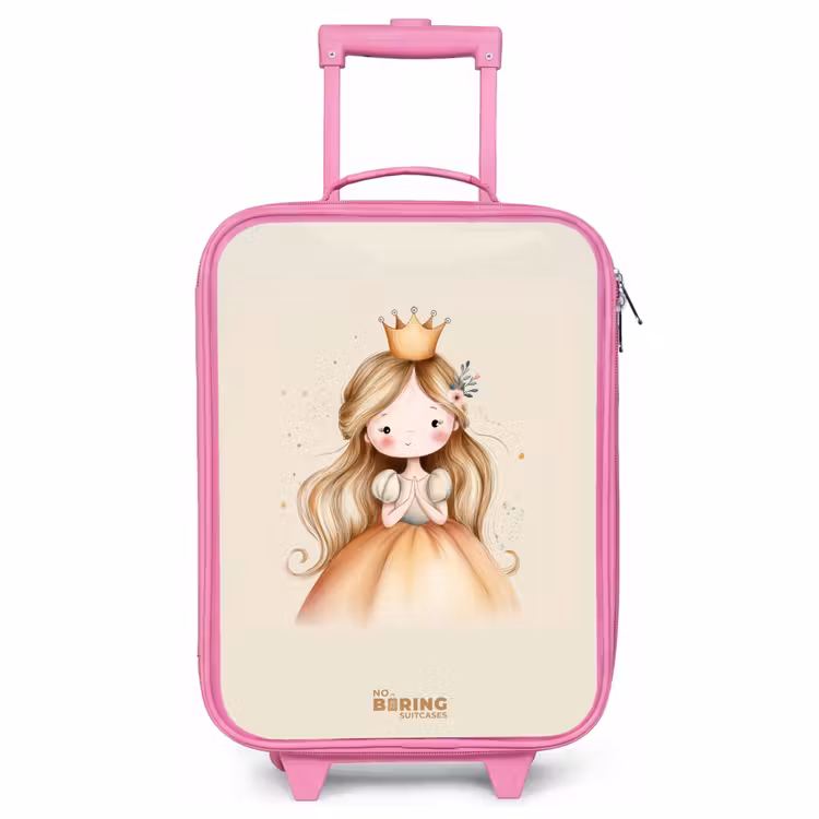 Kinderkoffer Rosa - Prinzessin in Goldtönen — 1