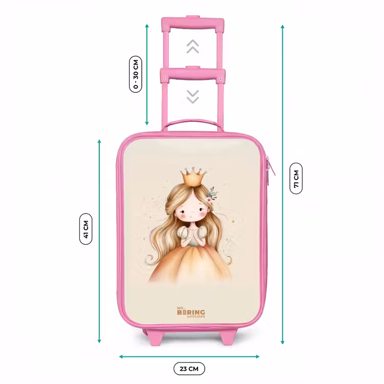 Kinderkoffer Rosa - Prinzessin in Goldtönen — 7