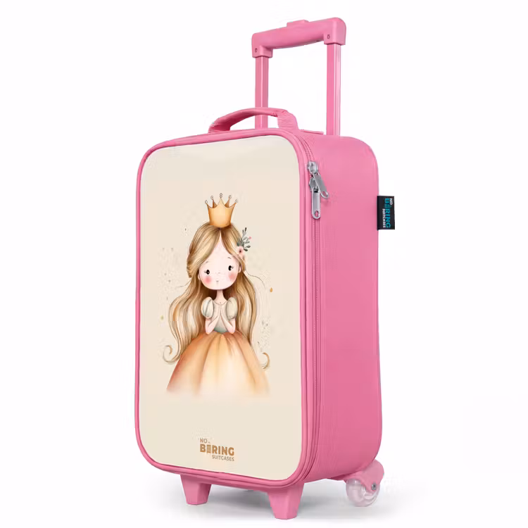 Kinderkoffer Rosa - Prinzessin in Goldtönen — 8